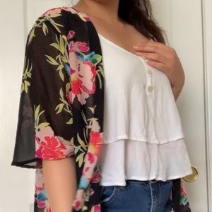 Floral kimono